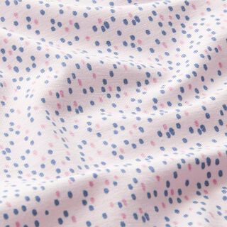Bomullsjersey  – rose/jeansblå, 
