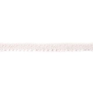 Elastisk paljettbård [20 mm] – elfenbensvit, 