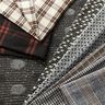 Stickad jacquard geometriskt mönster – svart/vit,  thumbnail number 6