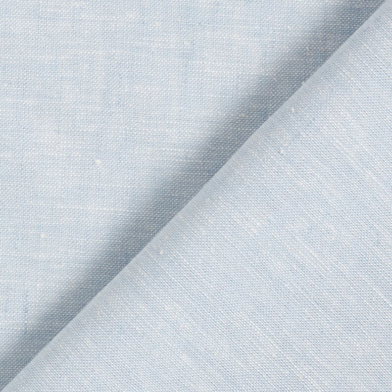 Bomullslinne Melange – ljusblått,  image number 3