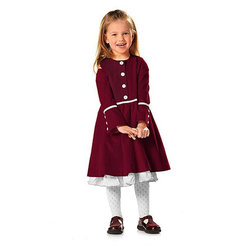 Stretchsammet – bordeauxröd,  image number 5