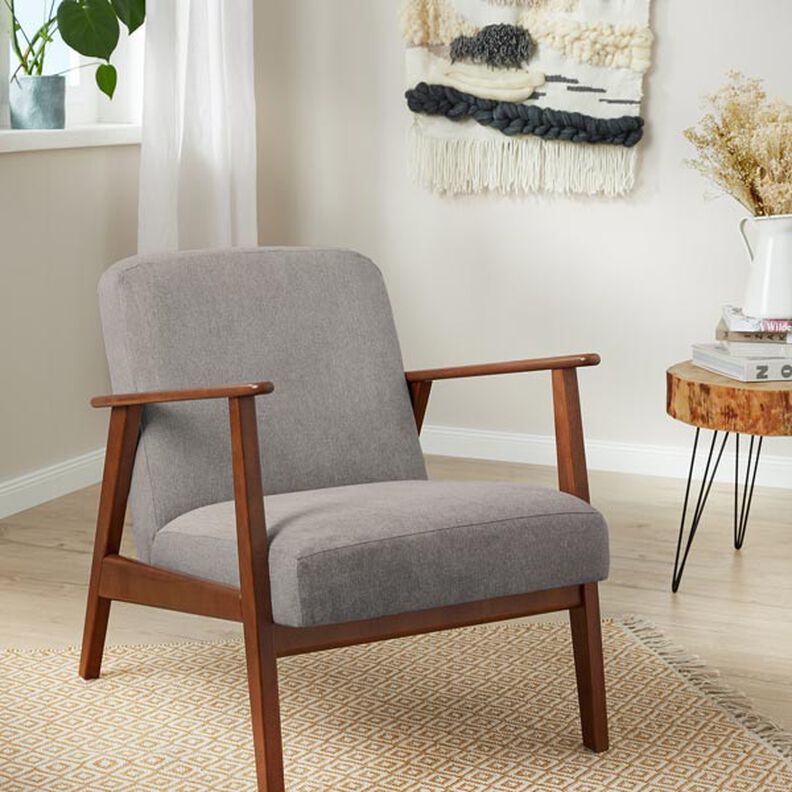 Stoppningstyg Ultramikrofiber konstläder – mörkgrå,  image number 8