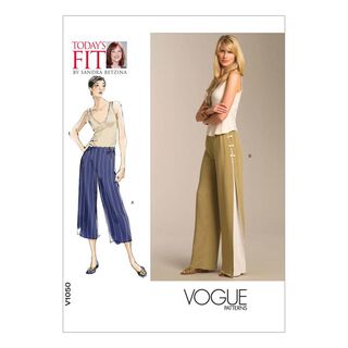 Utsvängda byxor by Sandra Betzina, Vogue 1050, 