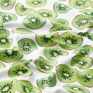 Bomullsjersey kiwi – vit/äppelgrönt, 