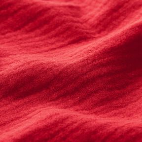 Muslin/Dubbel-krinkelväv – röd, 