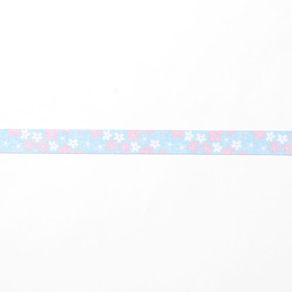 Satinband Blommor – rosa/pink,  image number 2