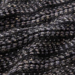 Kapptyg ny ullmix Lurex melange – antracit, 