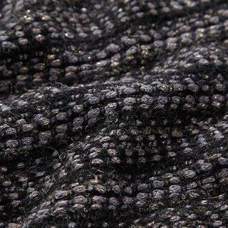 Kapptyg ny ullmix Lurex melange – antracit, 