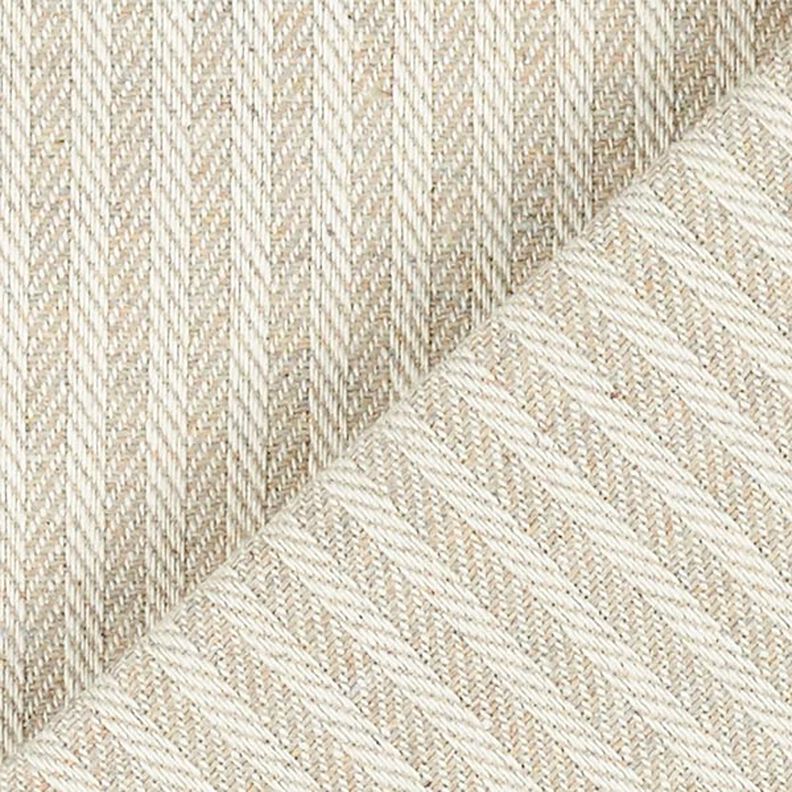 Möbeltyg Jacquard remsan – beige,  image number 3