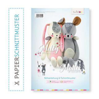 Dubbla pappersmönster gosedjur “MELLY & MATTES” by Lila-Lotta  | Kullaloo, 