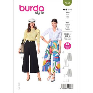 Utställda byxor, Burda 6032 | 34 - 44, 