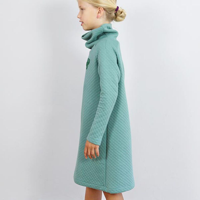 POLLY - bekväm sweatklänning med polokrage, Studio Schnittreif | 98 - 152,  image number 4