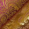 Jacquard för kläder Metallic paisley – lila/guld,  thumbnail number 5