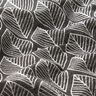 Dekorationstyg Jacquard Blad – antracit,  thumbnail number 2