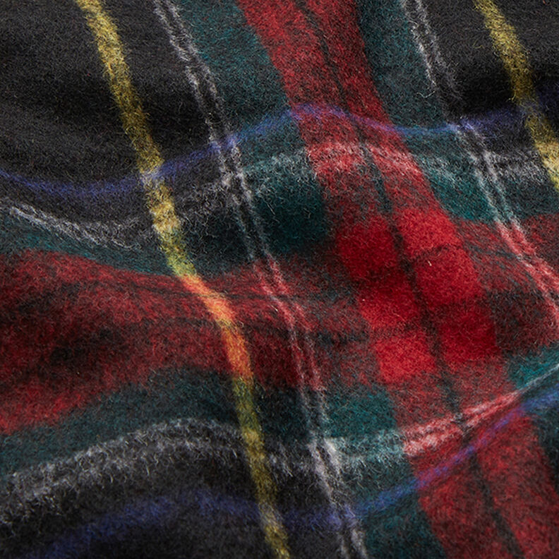 rocktyg nyullsmix skotskrutig – svart/rött,  image number 2