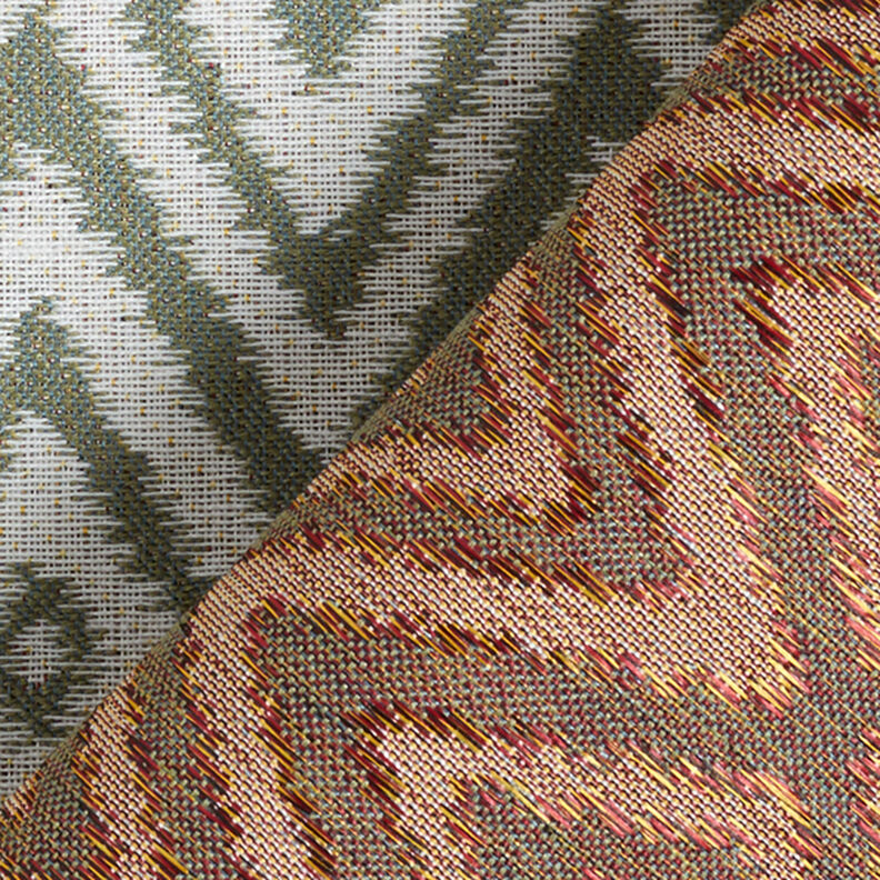 Outdoortyg jacquard Etno – oliv,  image number 4