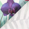 Outdoortyg Canvas Exotiska blommor – vit/grön,  thumbnail number 4