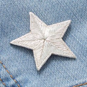Applikation Stjärna – silvermetallic, 