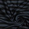 jersey viskos-silkemix ränder – mörkgrå/svart,  thumbnail number 3