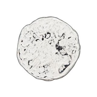 Metallknapp Meteor - silver metallic, 