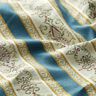 Möbeltyg Jacquard Biedermeier Ränder – kräm/blå,  thumbnail number 2