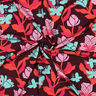 LENZING™ ECOVERO™ viskostyg  Amira Floral | Nerida Hansen – merlot/chiliröd,  thumbnail number 3