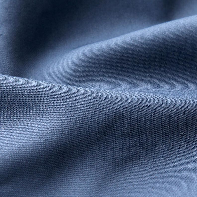Bomullssatin Enfärgat – jeansblå,  image number 3