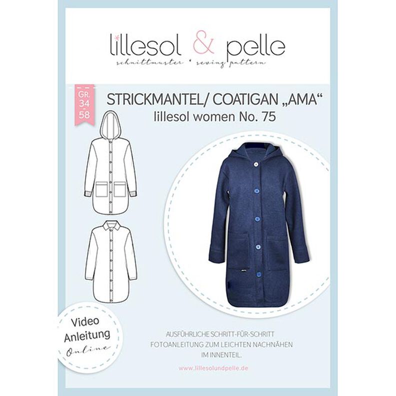 stickad kappa Ama | Lillesol & Pelle No. 75 | 34-58,  image number 1