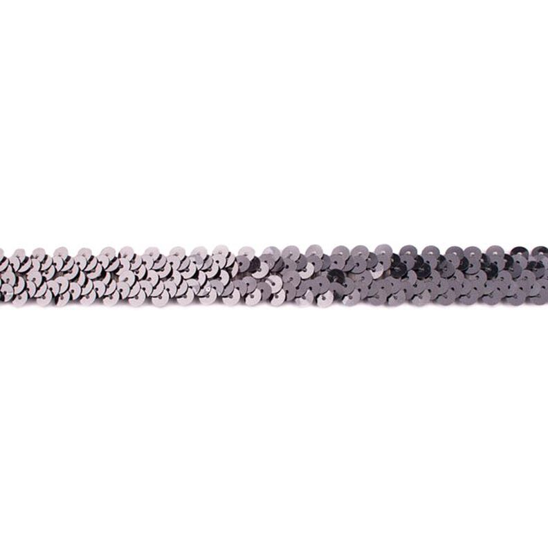 Elastisk paljettbård [20 mm] – antiksilvermetallic,  image number 1