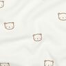Våffeljersey små björnar | Poppy Fabrics – yllevit/rådjursbrun,  thumbnail number 2