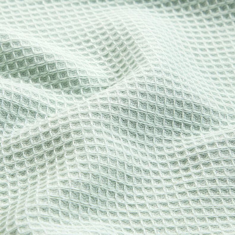 Frottétyg/Våffelpiké Enfärgat – ljus mint,  image number 3
