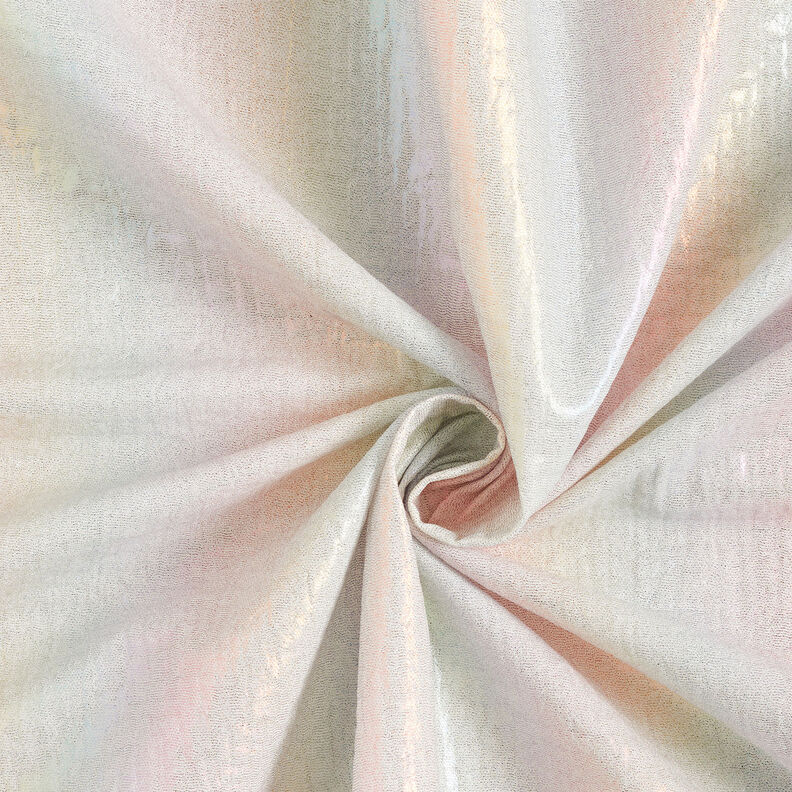 Muslin/Dubbel-krinkelväv Skimrande glitter Folietryck | by Poppy vit,  image number 5