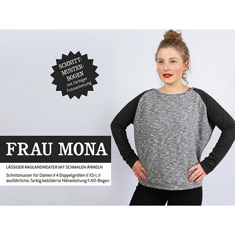 FRAU MONA Raglantröja med smala ärmar | Studio Schnittreif | XS-L,  image number 1