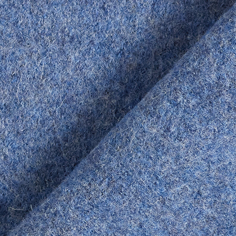 Ull Valkloden Melange – jeansblå,  image number 3