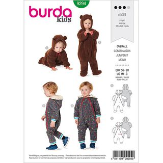 Overall, Burda 9294 | 56-98, 