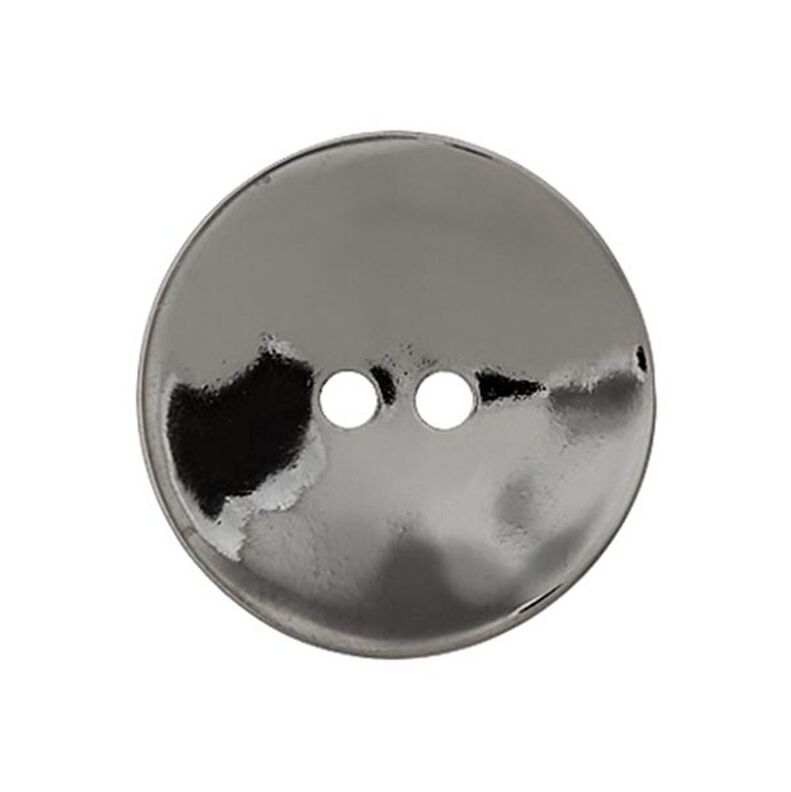 Metallknapp 2 hål  – antracit,  image number 1