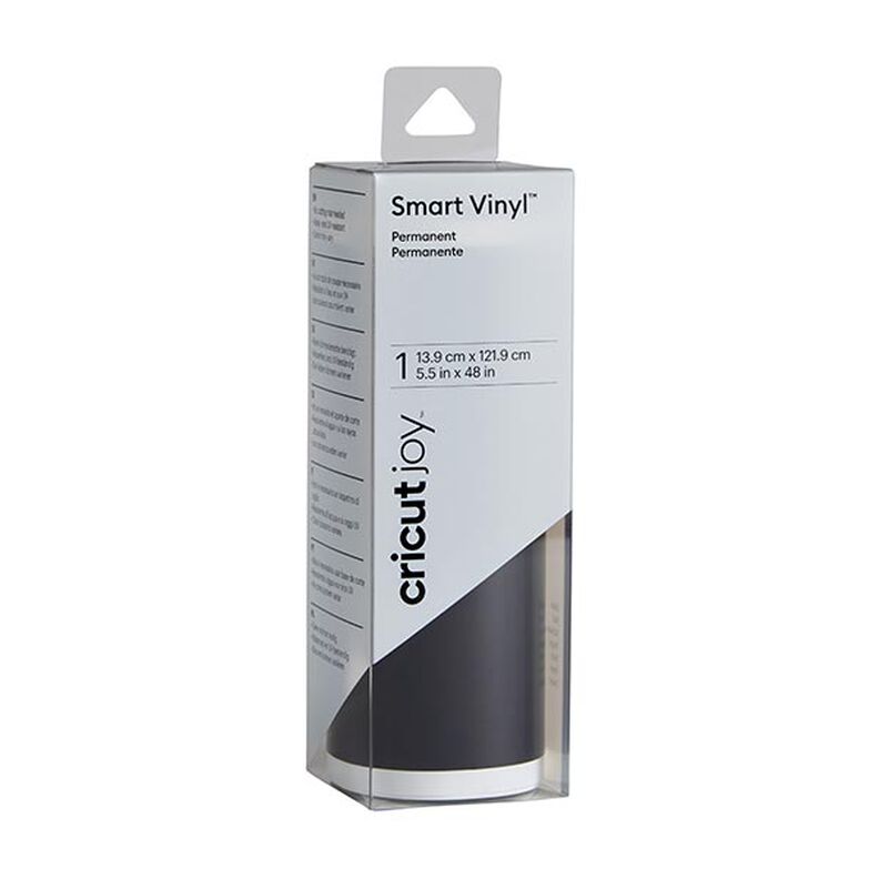 Cricut Joy Smart vinylfolie permanent [ 13,9 x 121,9 cm ] – svart,  image number 1
