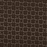 Fodertyg Jacquard retromönster – mörkbrun,  thumbnail number 1