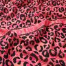 Viskos Voile lejon och blommor kantdesign Panel – pink/brandgul,  thumbnail number 3