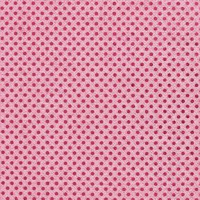 Paljettyg Små prickar – rosa, 