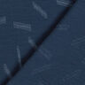 Jacquard dobby ränder – marinblått,  thumbnail number 5