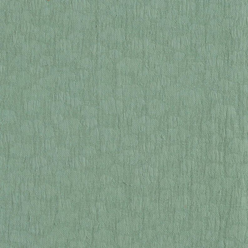 Muslin/Dubbel-krinkelväv Jacquard blommor – vass,  image number 3