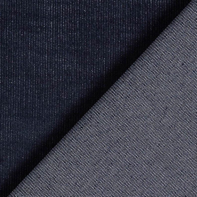 Stretchmanchester jeanslook – marinblått,  image number 3