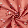 Muslin/Dubbel-krinkelväv Små blommor – koppar,  thumbnail number 3