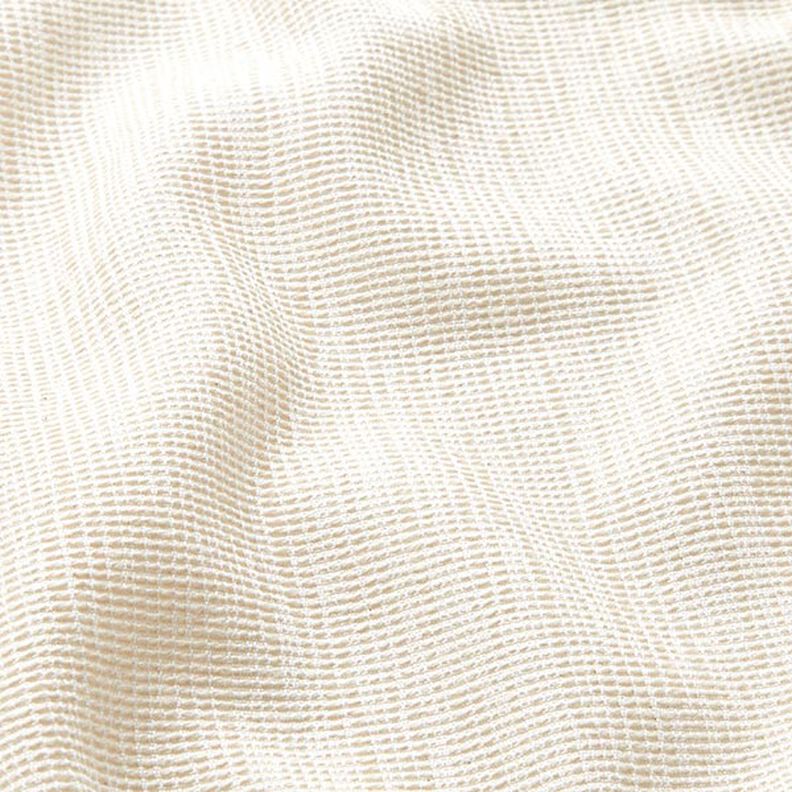 Dekorationstyg Jacquard diskreta ribbor – kräm, image number 2