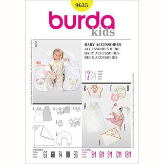 Babyaccessoarer, Burda 9635, 