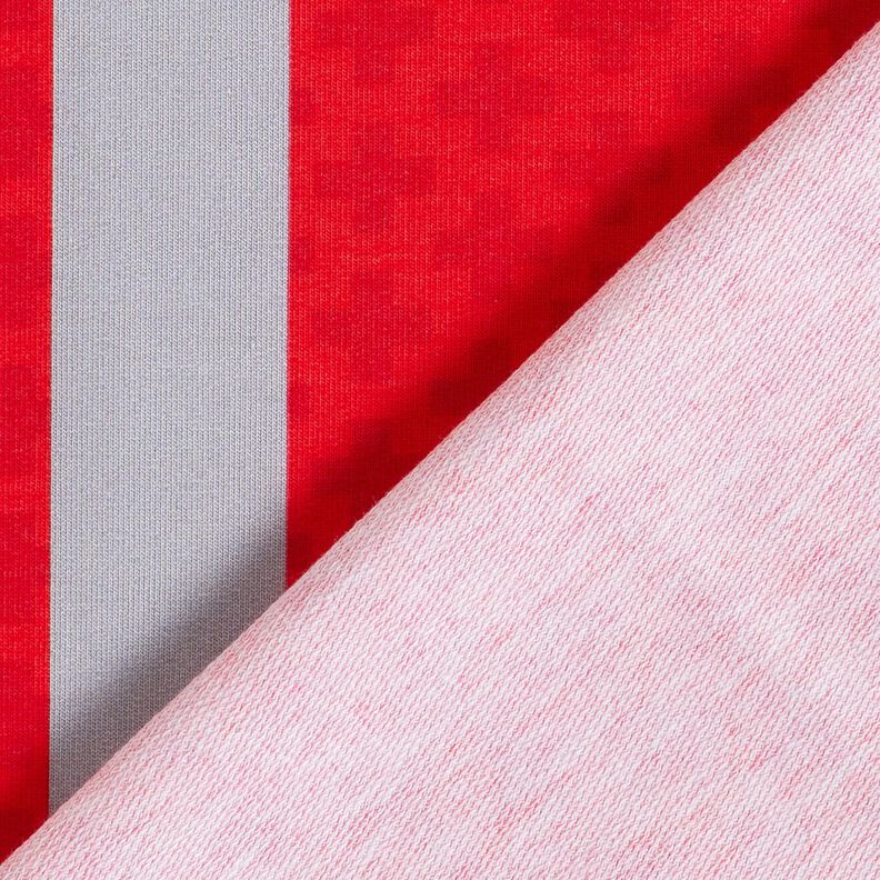 French Terry Sommarsweat Brodyrtyg Var akutläkare för en dag – röd/silvergrå,  image number 4
