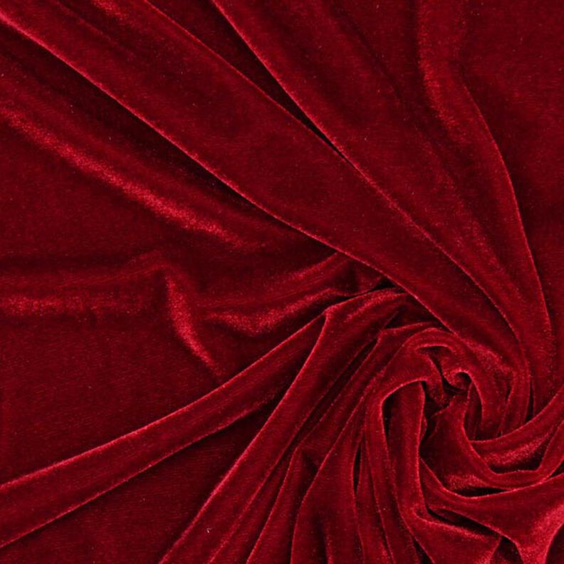 Stretchsammet – kaminrött,  image number 1