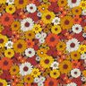 Viskostyg Sommarblommor – solgult/svart,  thumbnail number 1
