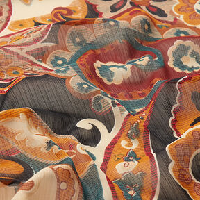 crêpe-chiffon paisley – beige, 